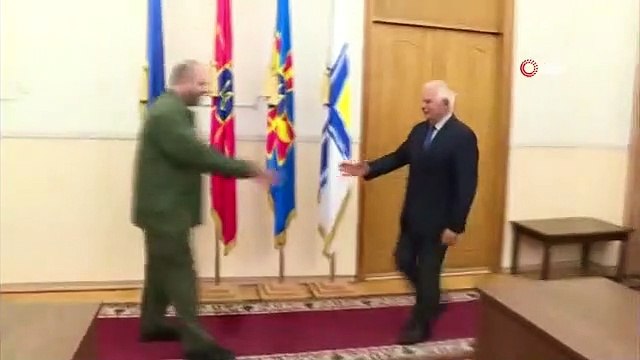 Josep Borrell, haut représentant de l'UE pour les affaires étrangères et la politique de sécurité, en Ukraine
