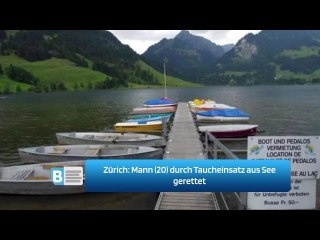 Zürich: Mann (20) durch Taucheinsatz aus See gerettet
