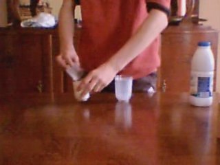 DIMINISHING MILK GLASS