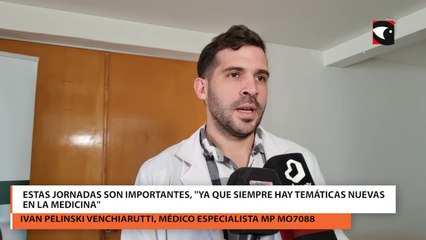 Estas jornadas son importantes, "ya que siempre hay temáticas nuevas en la medicina"