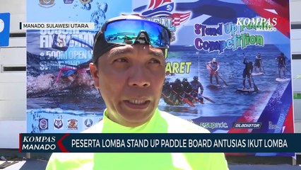 Lomba Stand Up Paddle Board Juga Diikuti Dari Peserta Luar Daerah