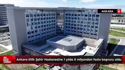 Скачать видео: Ankara Etlik Şehir Hastanesi'ne 1 yılda 5 milyondan fazla başvuru oldu