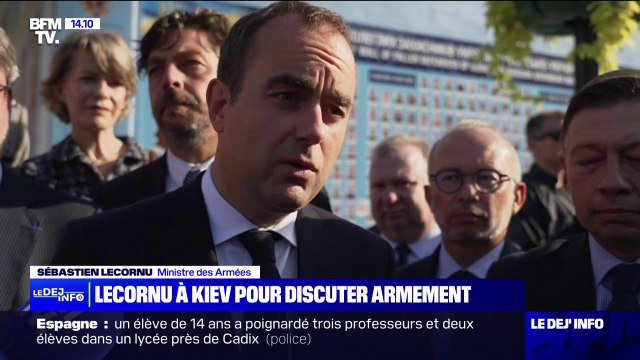Guerre en Ukraine: le ministre des Armées Sébastien Lecornu est à Kiev pour proposer des solutions innovantes à l'armée ukrainienne