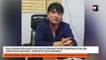 Educadora de Iguazú fue seleccionada entre semifinalistas del concurso nacional docentes que inspiran