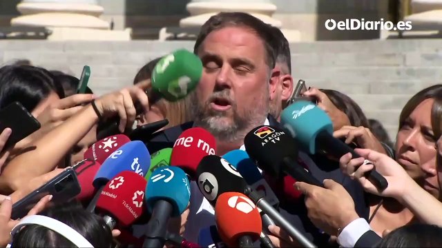 Junqueras: “No renunciaremos a negociar un referéndum porque no podemos renunciar a la democracia”