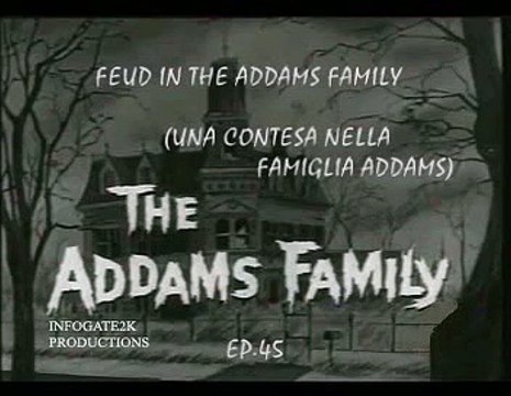 La Famiglia Addams 02° stagione 11° episodio Feudo Nella Famiglia Addams