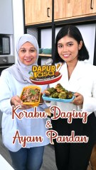 Ayam Pandan & Kerabu Daging Air Tangan Syamimia Ni Memang Sedap Hingga Menjilat Jari!