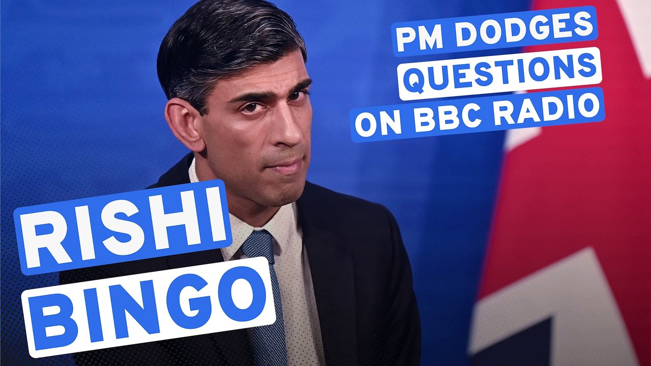 Rishi Sunak Bingo - Rishi Sunak on repeat about HS2 across BBC Yorkshire radio rounds