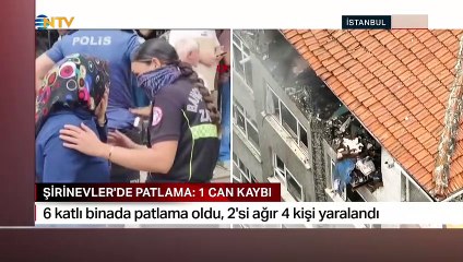 Şirinevler'de patlamanın meydana geldiği ev yok oldu