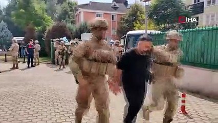 Bir ilçenin kabusu olmuşlardı! Terkinler çetesi üyeleri adliyeye böyle götürüldü