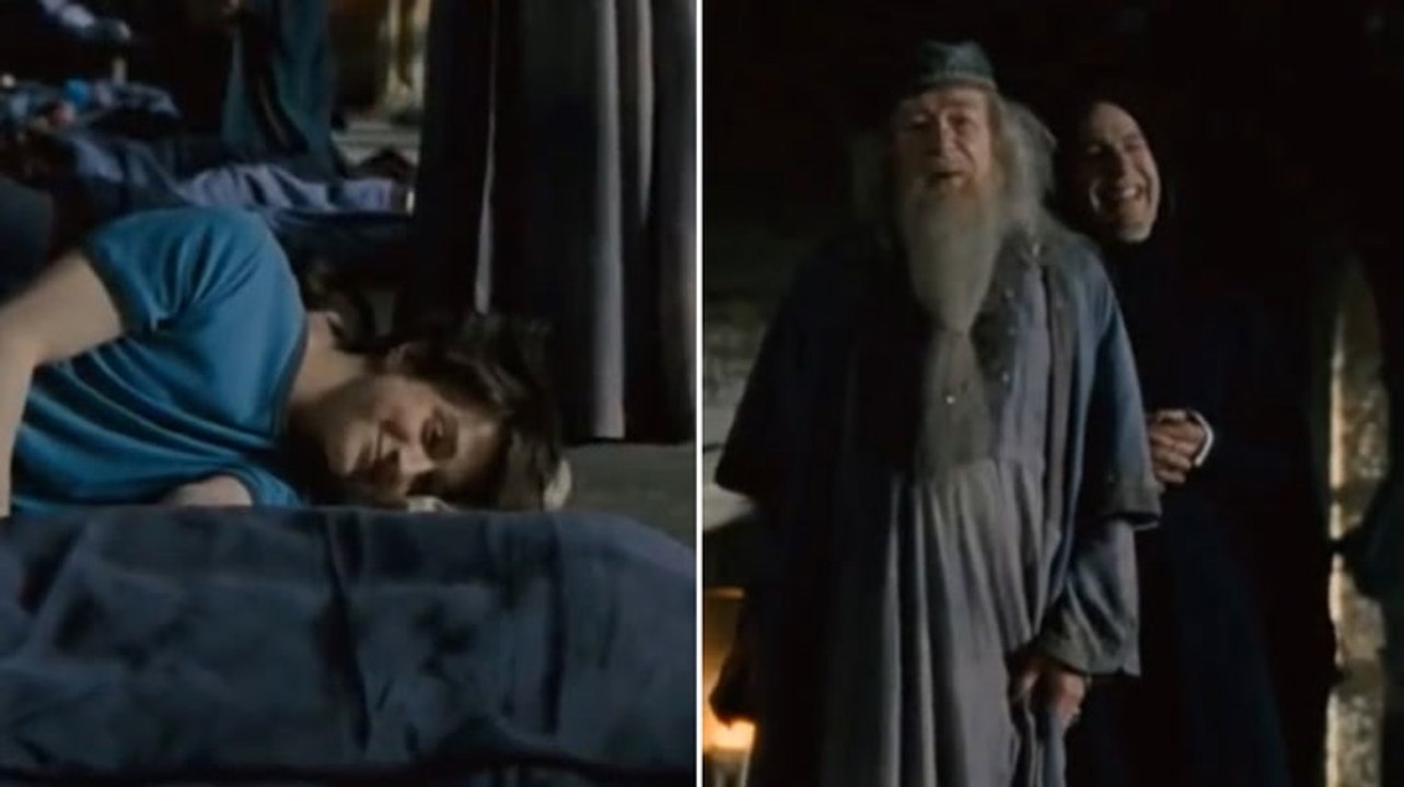 Michael Gambon And Alan Rickman Prank Daniel Radcliffe On Harry Potter ...