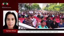 Ayotzinapa 9 años, las familias reclaman verdad y justicia: Carmen Chinas