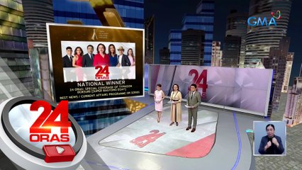 Ilang programa ng GMA Network, wagi sa prestihiyosong Asian Academy Creative Awards 2023 | 24 Oras