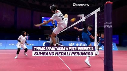 Video herunterladen: Highlights Asian Games 2023 : Timnas Sepaktakraw Putri Indonesia Raih Medali Perunggu