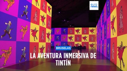 El Centro Tour and Taxis de Bruselas despliega la gran aventura inmersiva de Tintín