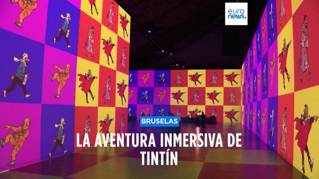 El Centro Tour and Taxis de Bruselas despliega la gran aventura inmersiva de Tintín