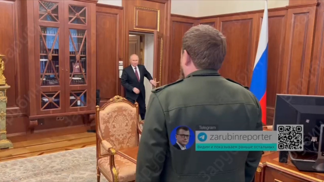 Video soll Treffen von Kadyrow und Putin zeigen