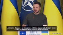 Zelensky chiede al capo della Nato pi? sistemi di difesa aerea