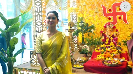 Karan Johar, Salma Agah, Sara, and More at T-Series Office for Ganpati Darshan