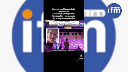Luis Fernando Suárez: ¿candidato del Petro Quinterismo en Antioquia?
