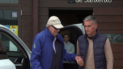 Juan Carlos I apunta que "seguramente" podrá ver a su hijo en Galicia