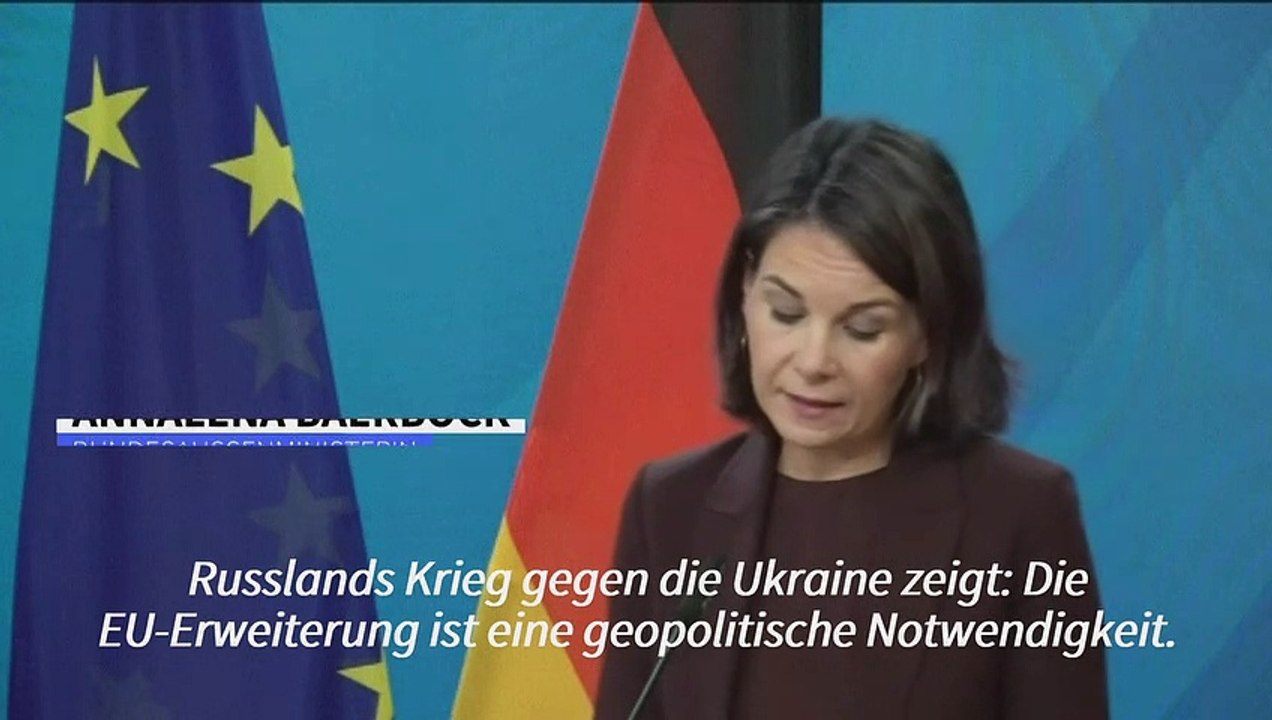 Baerbock: EU-Erweiterung 'in unserem ureigenen Interesse'
