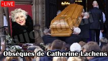  Diffuser en direct: Obsèques de Catherine Lachens: le dernier adieu de ses proches et du public
