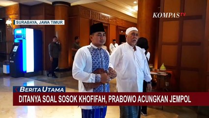 Ditanya Soal Sosok Khofifah jadi Bacawapres, Prabowo Hanya Acungkan Jempol!