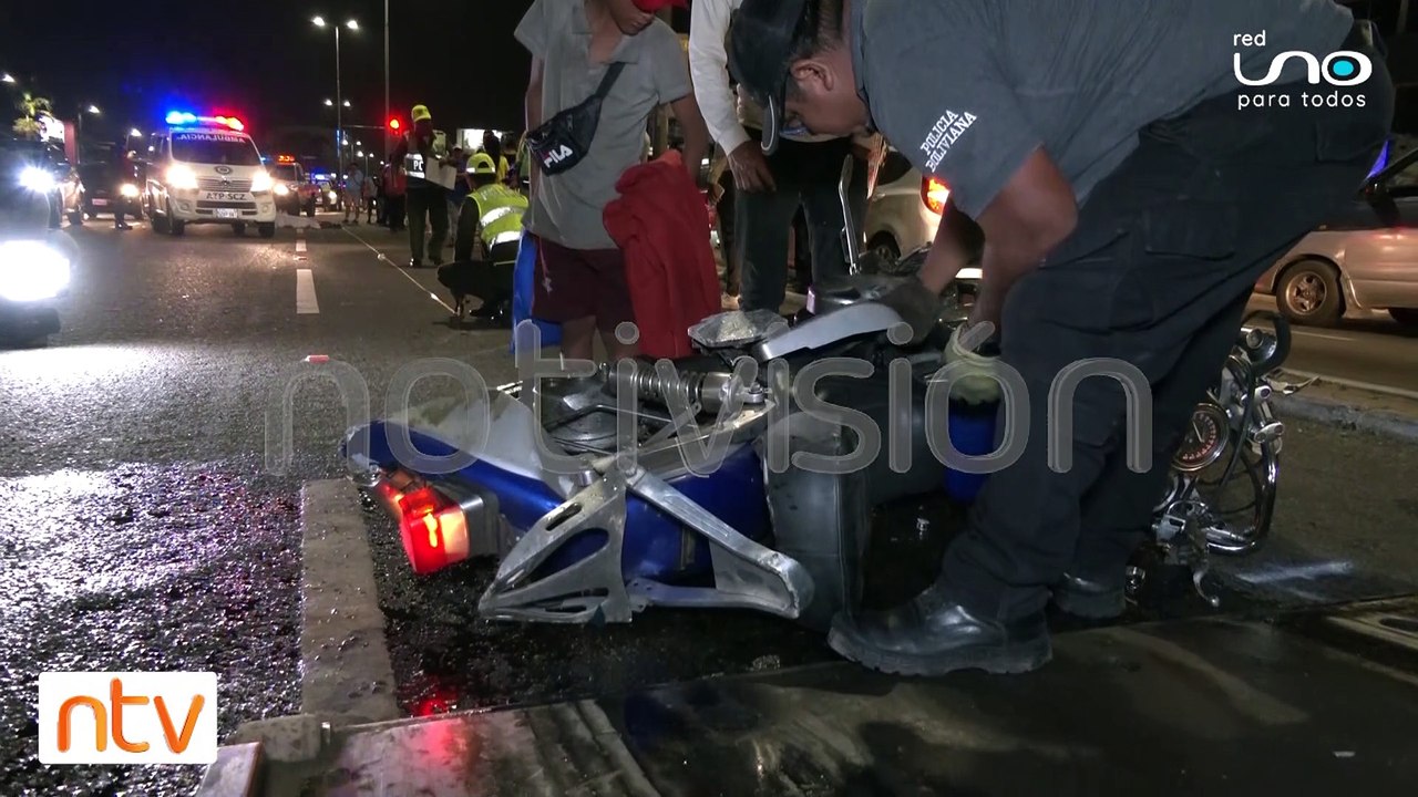 Trágico accidente en Santa Cruz: Joven peatón pierde la vida tras ser embestido por una motocicleta