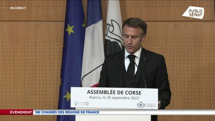 Corse: Emmanuel Macron favorable à l'inscription de la Corse dans la Constitution"