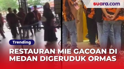 Restauran Mie Gacoan di Medan Digeruduk Ormas Berseragam, Alasannya karena Tak Diizinkan Kelola Parkir