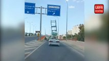 Şanlıurfa'da Güneş enerjisi taşıyan otomobil trafikte tehlike saçtı