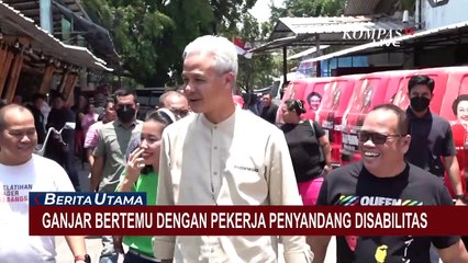 Bertemu Pekerja Penyandang Disabilitas, Ganjar Pranowo Bahas Pentingnya Kuota Pekerjaan
