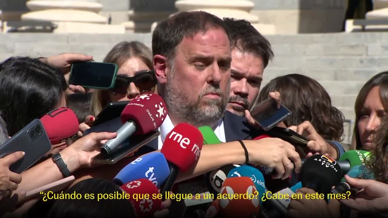 Junqueras: "La justicia, cuanto antes, mejor"