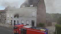 Incendie rue Saint-Eleuthère Tournai