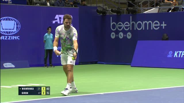 Astana - Wawrinka, trois tie-breaks et puis s'en va