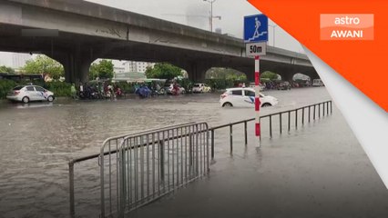 Hujan lebat, amaran tanah runtuh dikeluarkan di Hanoi