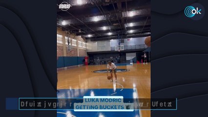 Modric se pasa al baloncesto y desafía a Doncic