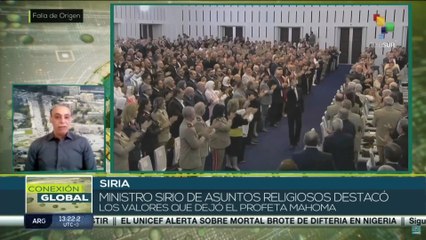 Siria: Presidente participa en ceremonia en conmemoración al nacimiento de Mahoma
