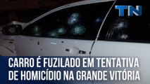 Carro é fuzilado em tentativa de homicídio na Grande Vitória