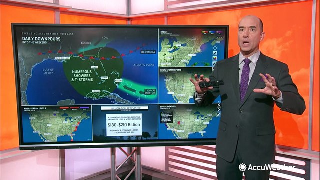 Daily downpours to drench Southeast