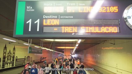 El simulacro de accidente ferroviario en los túneles de Pajares.