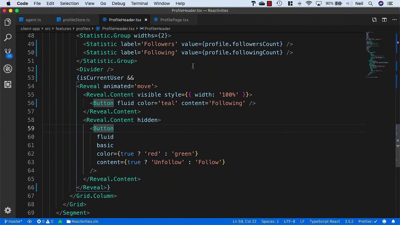 Following_Follower feature (Legacy) - Adding the Follow _ Unfollow UI components