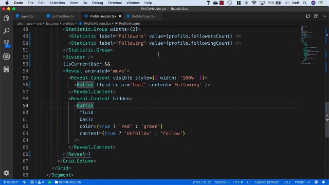 Following_Follower feature (Legacy) - Adding the Follow _ Unfollow UI components