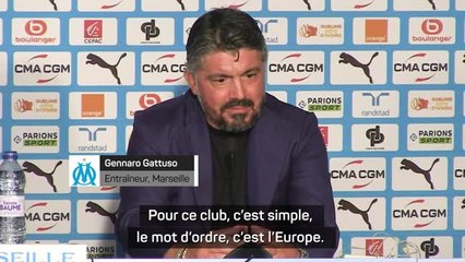 Marseille - Gattuso veut faire oublier son étiquette d'entraîneur volcanique