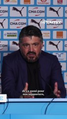 VIDEO. Gattuso : "Le Vélodrome, une atmosphère qui donne la chair de poule"