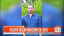 Buscan a piloto desaparecido desde 2017