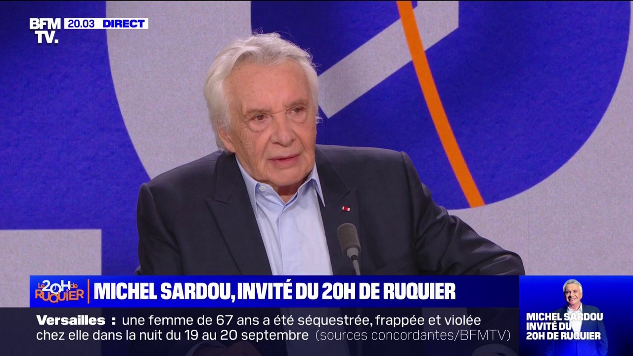 Michel Sardou: "Ce qui m'inquiète le plus n'est pas de remonter sur scène, c'est de savoir si mes idées vont faire de l'effet aux spectateurs"