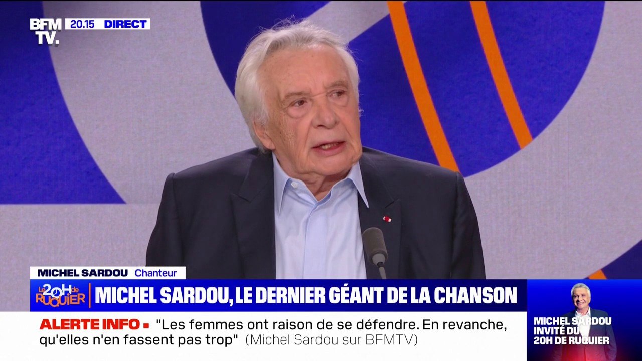 Michel Sardou interrogé sur son "Michel préféré" de la chanson française: "J'aimais beaucoup Michel Berger"