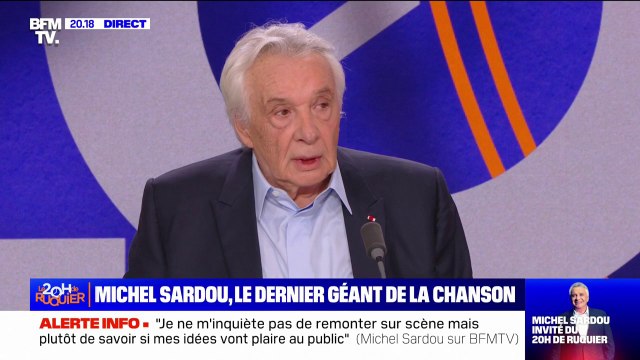 Michel Sardou sur la crise migratoire: Le pape François parle avec l'évangile, il est obligé de citer la charité, la bonté, l'accueil (...) un moment donné, on ne peut pas accueillir toute la misère du monde